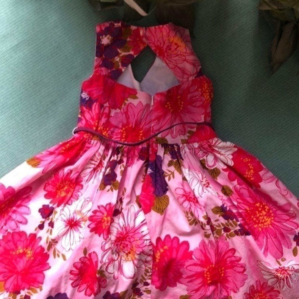 Sweet heart Rose dress size 4 dress girls pink floral ballet core - Picture 5 of 6